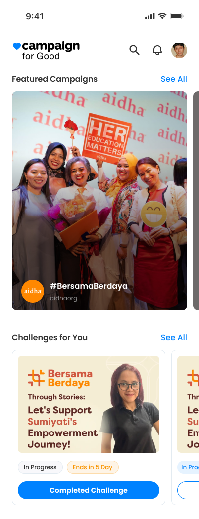 Campaign for Good Mobile